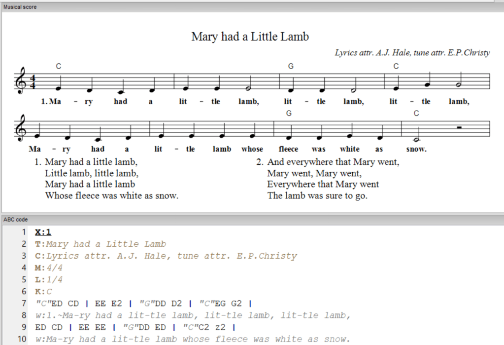 ABC Notation Tutorial 2: Headers, Lyrics and&nbsp;Chords